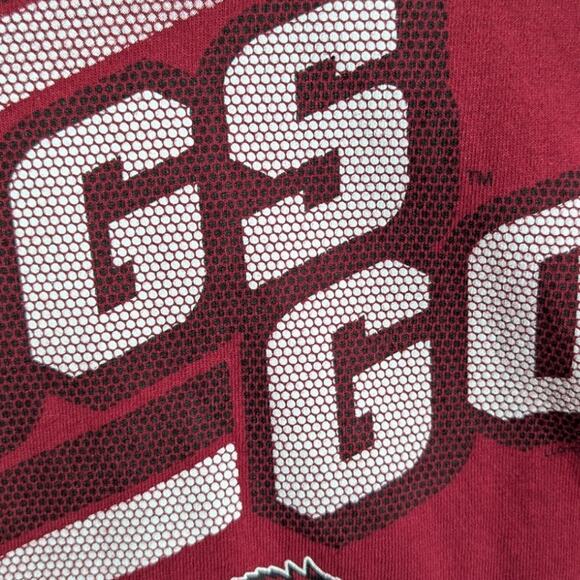 Razorbacks shirt Mens 2XL Red Go Hogs University of Arkansas Sports Athletics - Picture 6 of 9